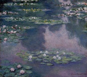 Claude Oscar Monet : Water Lilies XXX